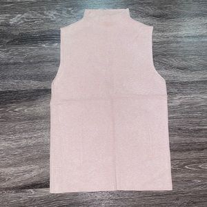 Dirty pink viscose top